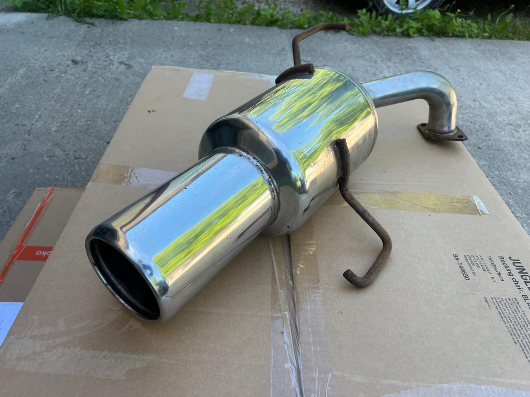 JDM Genome Subaru Legacy BL5 BP5 B4 STi exhaust muffler BH5 BE5